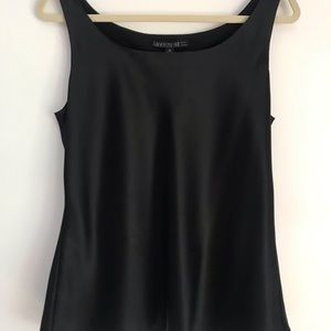 Silk scoop neck tank top